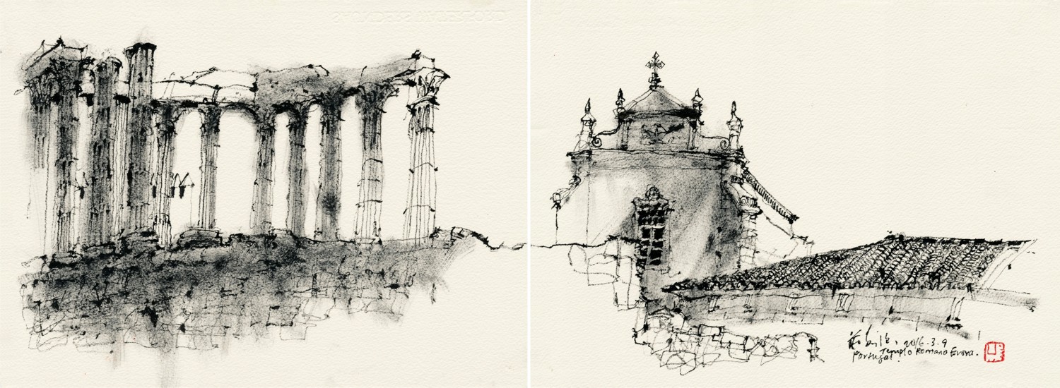20160309 Templo Romano, Evora