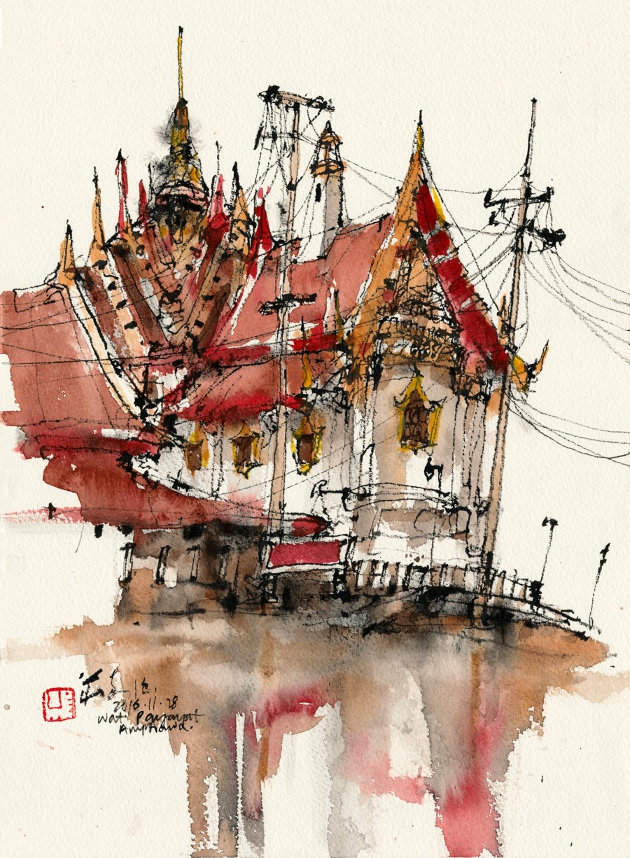 20161128 Wat Payayat, Amphawa