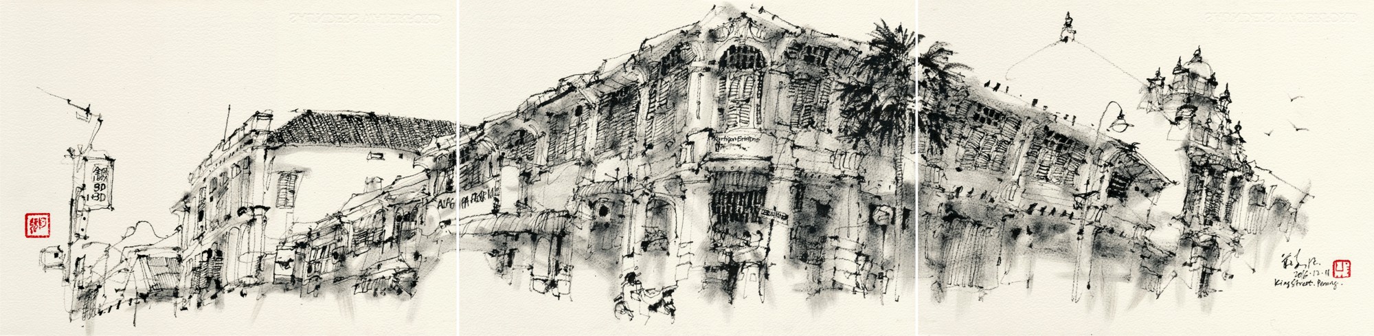 20161211 Corner of King Street and China Street, Penang