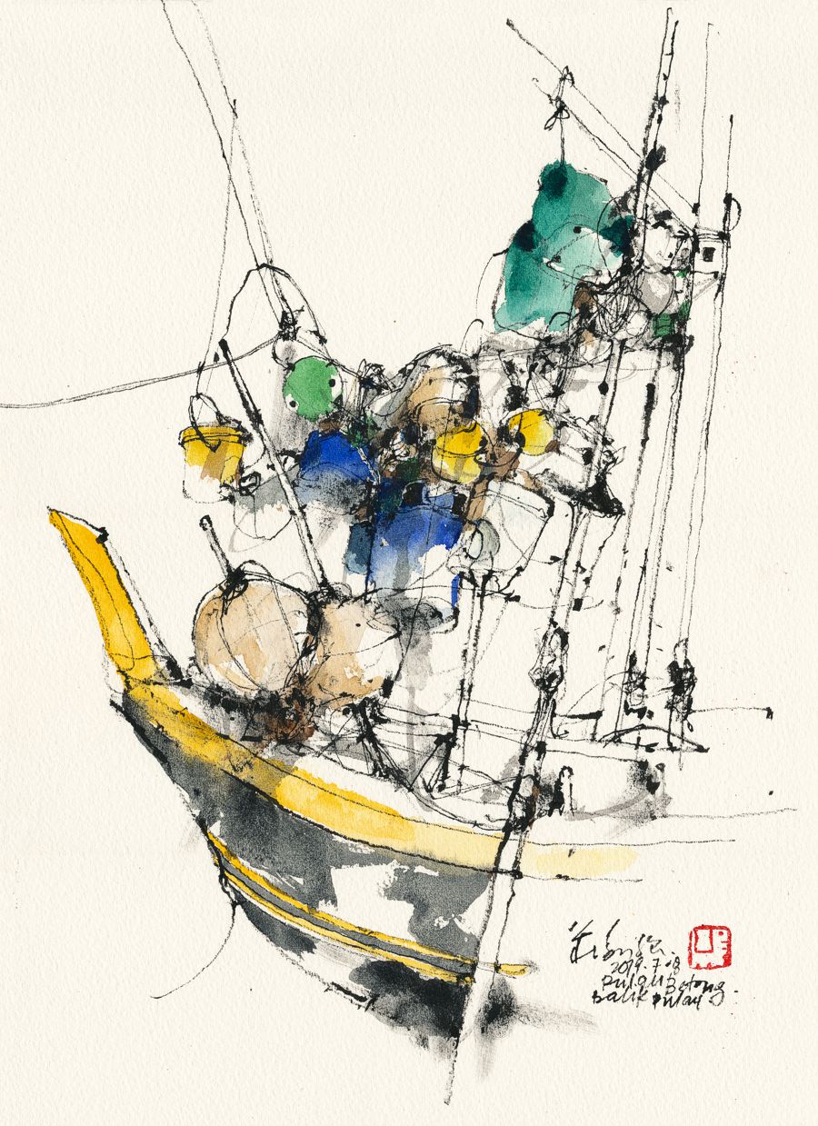 20190708 Fishing Boat, Pulau Betong, Balik Pulau, Penang