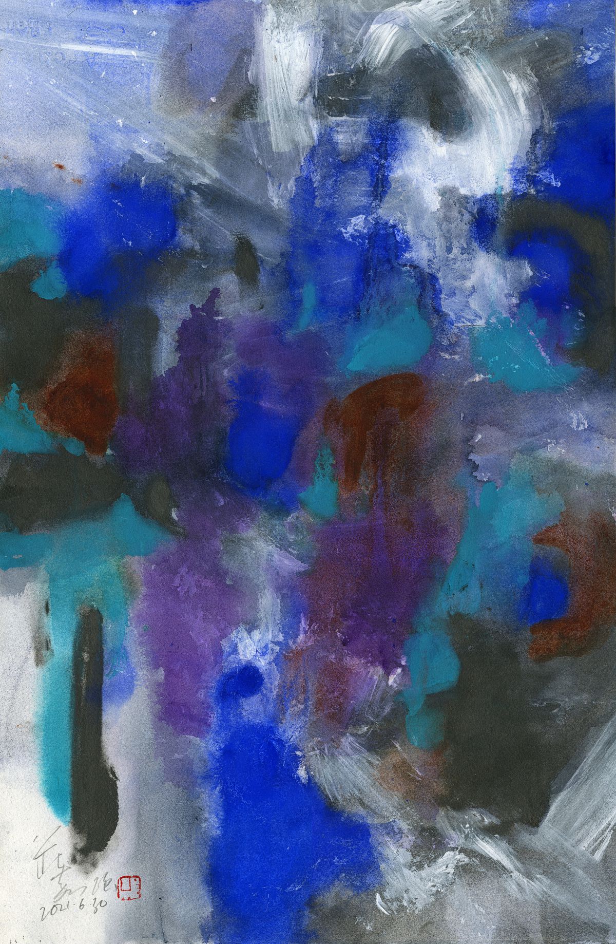 20210630 Ultramarine Blue Turquoise Series II