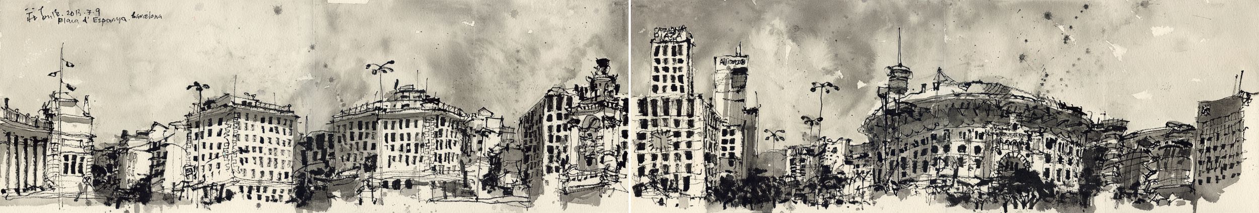 20130709 Placa d Espanya, Barcelona