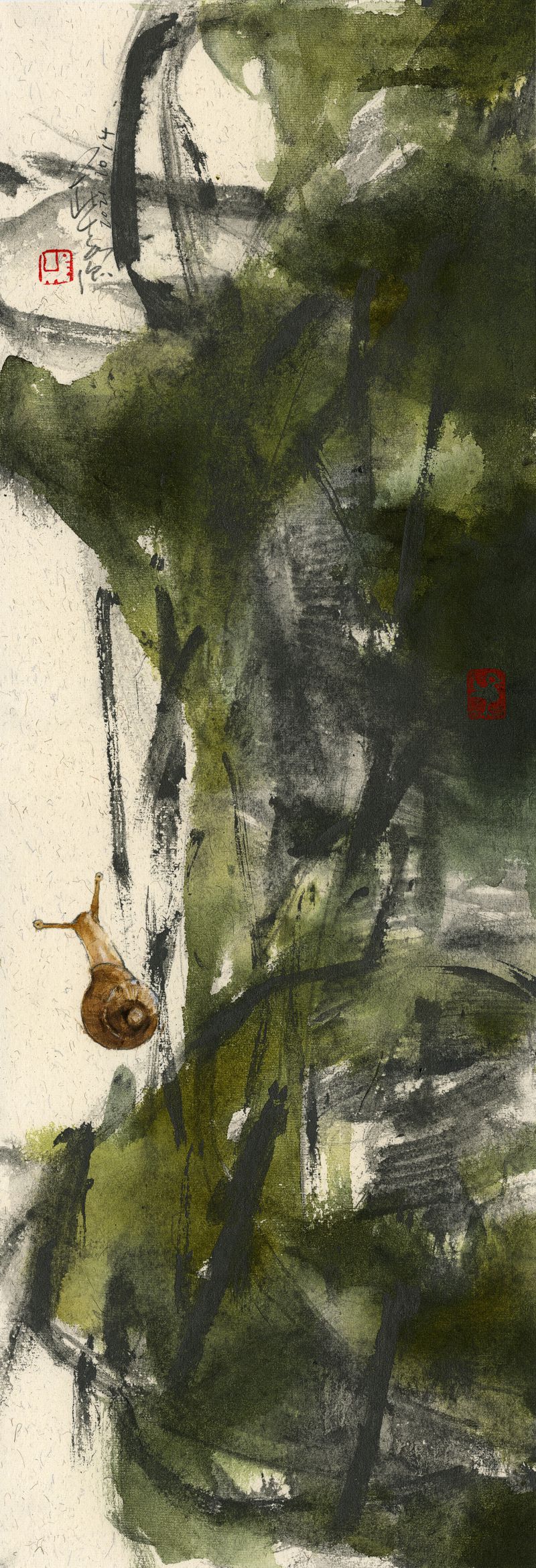 20211014 Banana Leaf & Snail