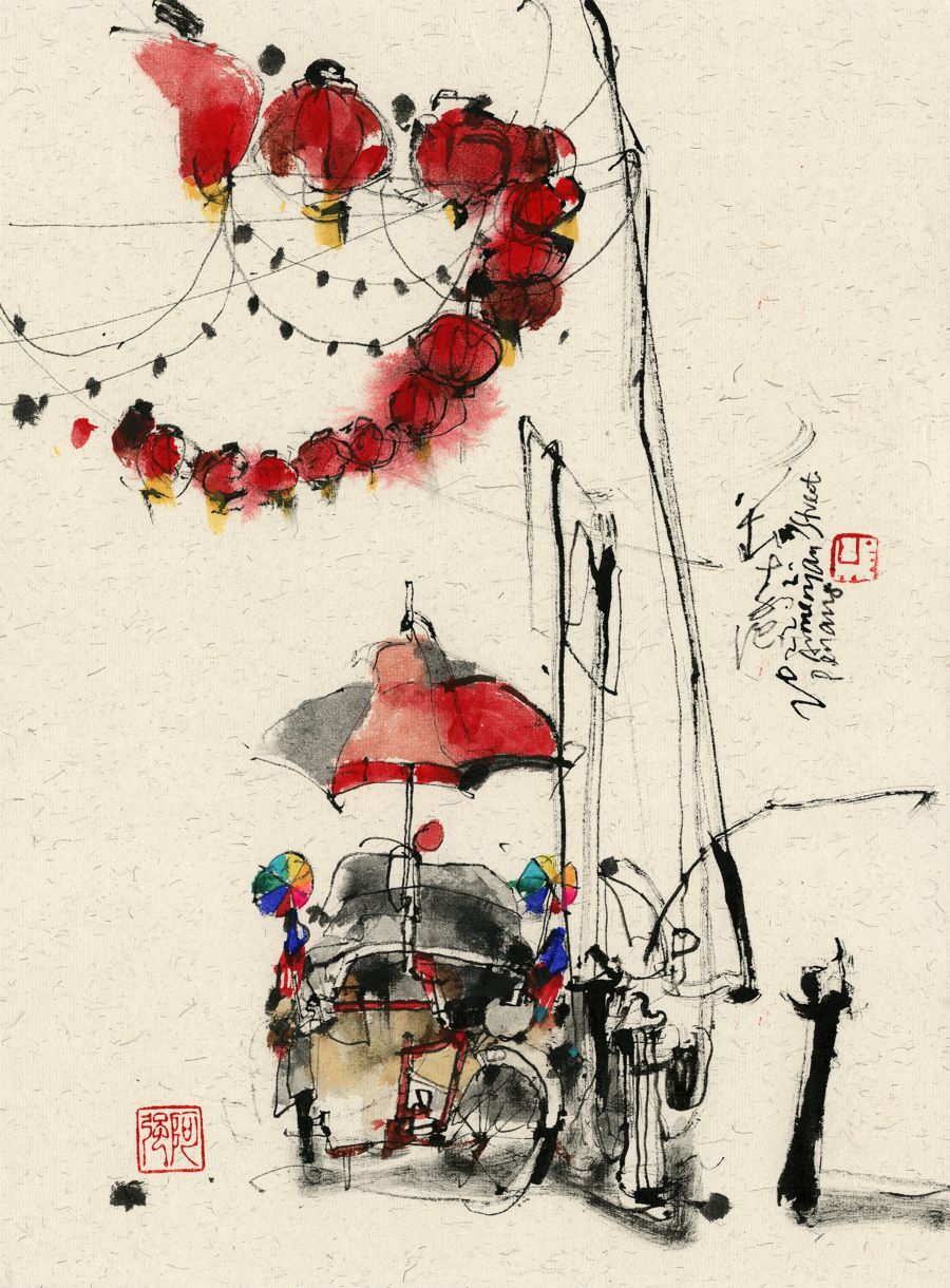 20220203 Trishaw, Armenin Street, Penang