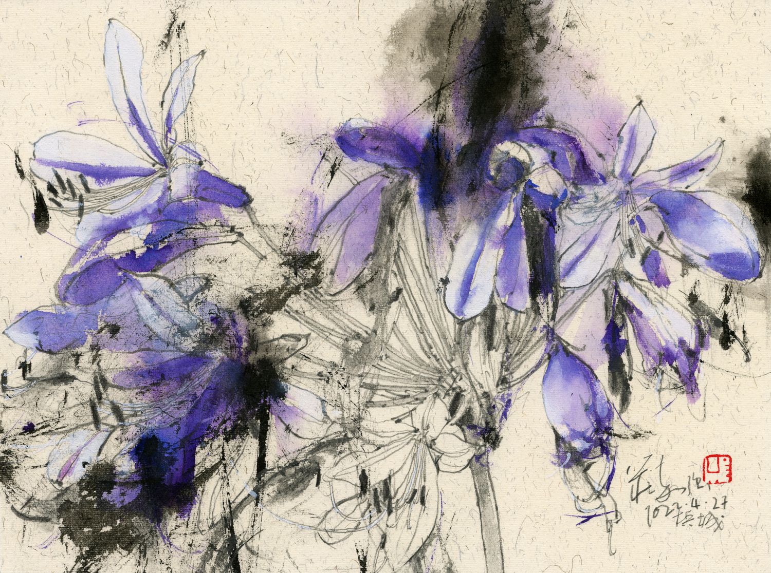 20220427 Blue Lily