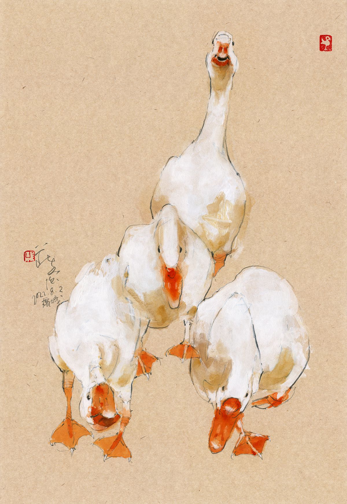 20220802 White Geese