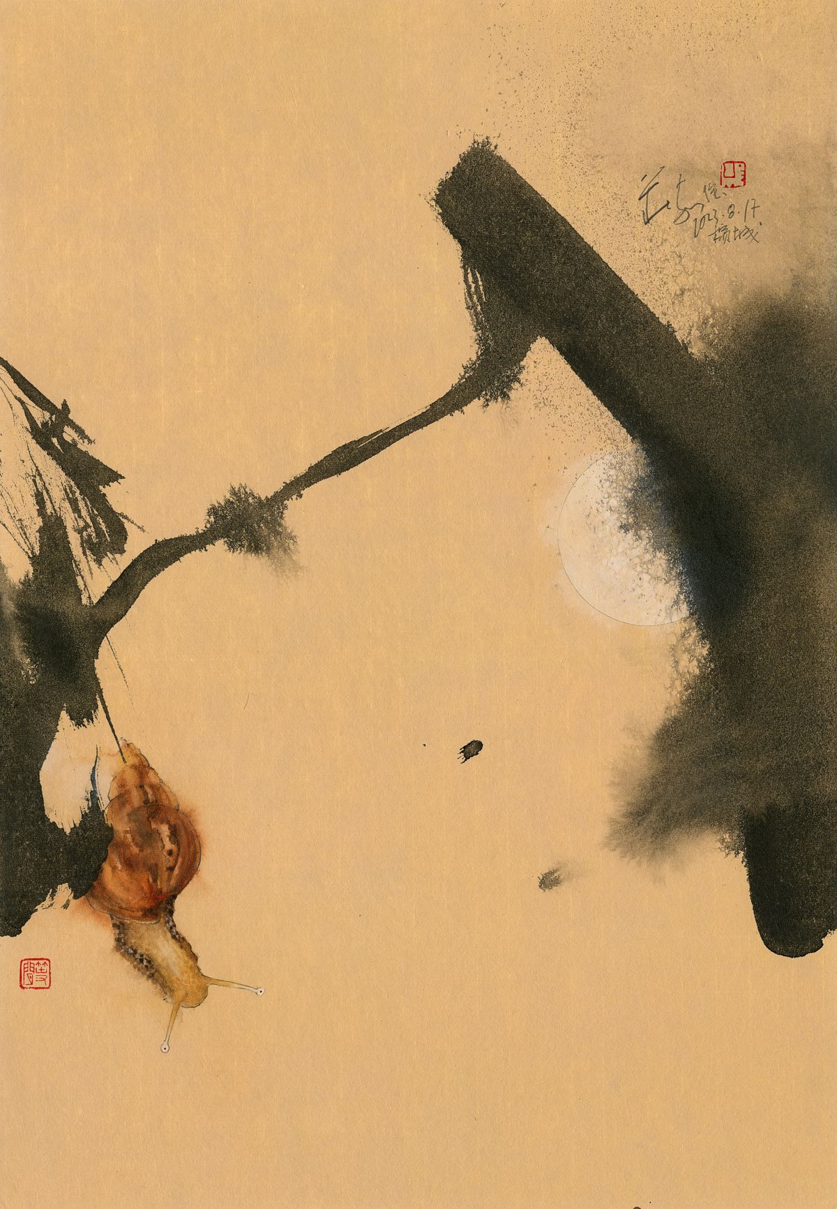 20230817 Snail and Moon