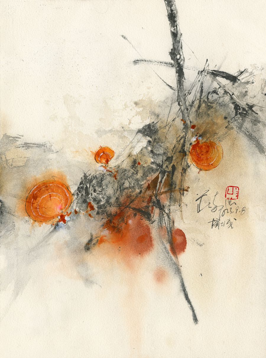 20230908 Orange Mushrooms
