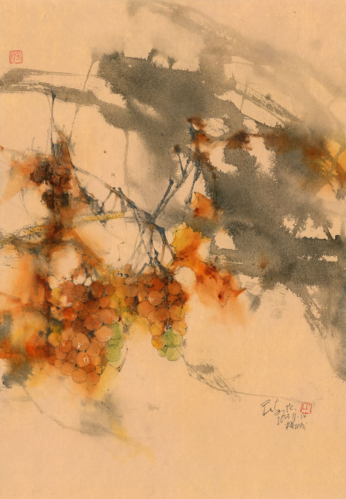 20231124 Autumn Grapes IV