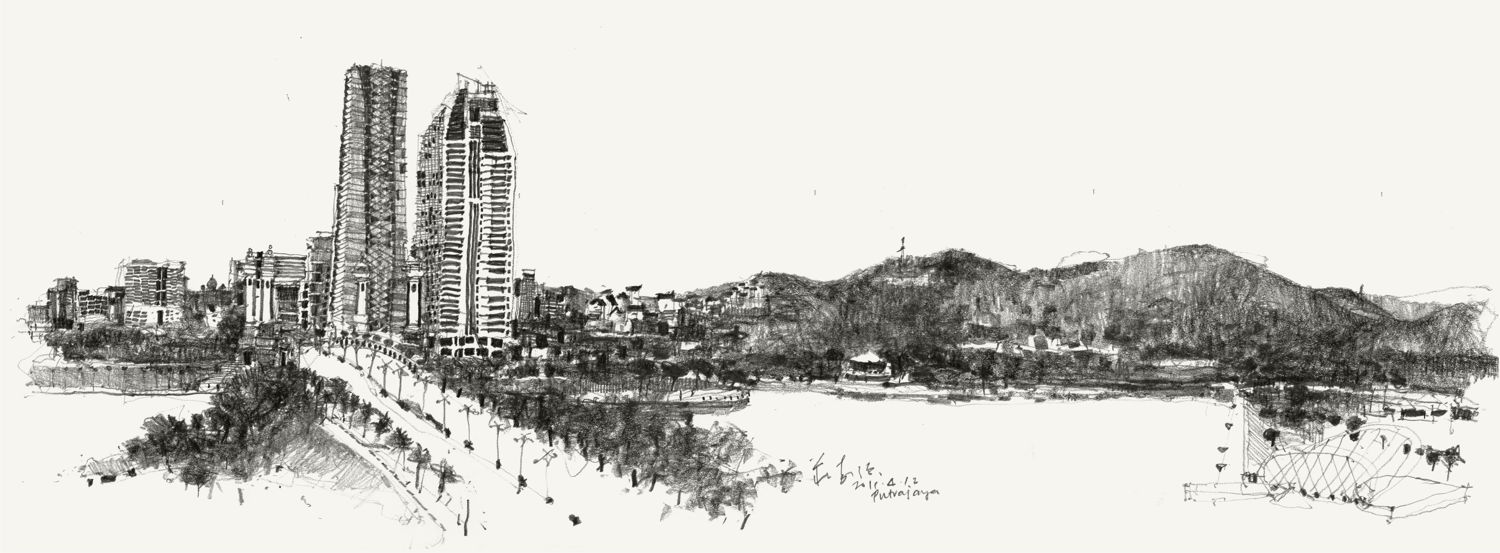 20110412 Putrajaya, view from PJCC