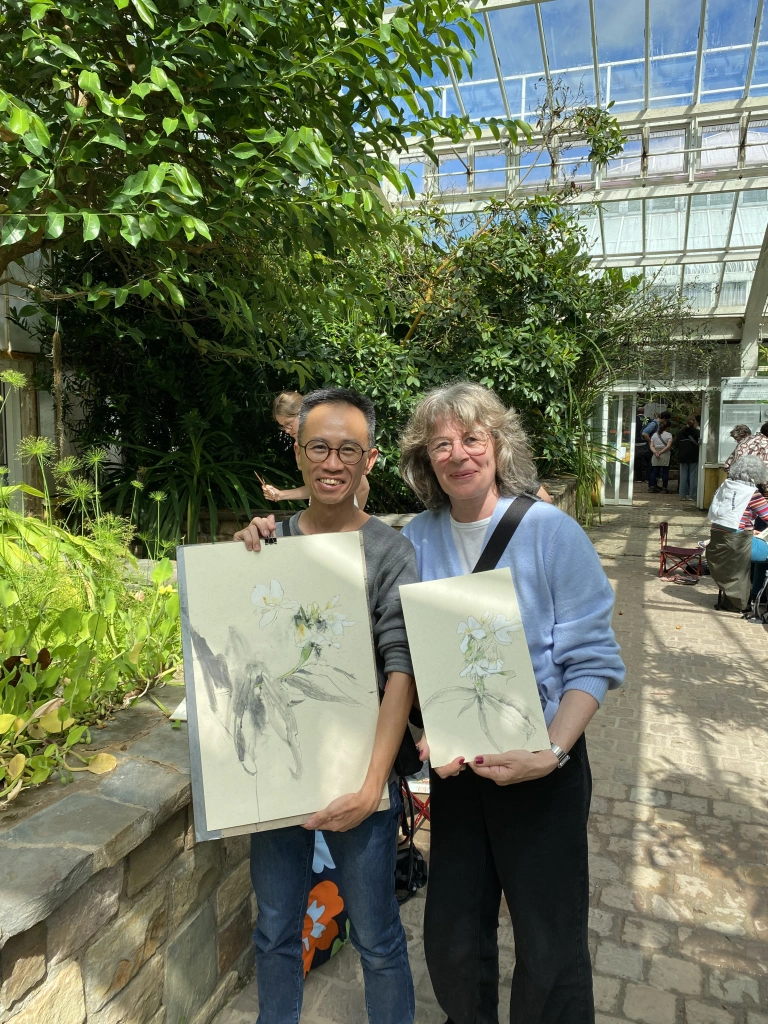 Mein Tag mit KK (Kiah Kiean Chng) im botanischen Garten in Brüssel