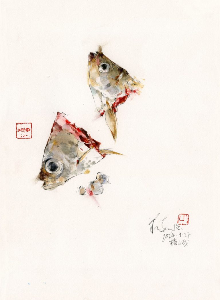 Pinterest Fish Head 20240927 Two Fish Heads – Ch'ng Kiah Kiean