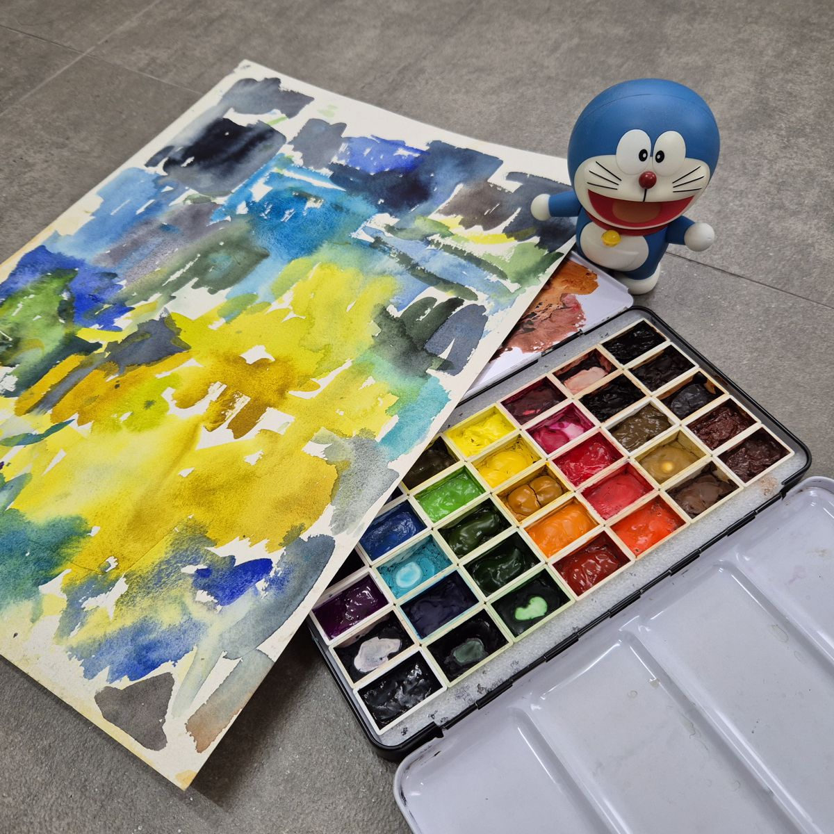 20241003 Organising My Watercolour