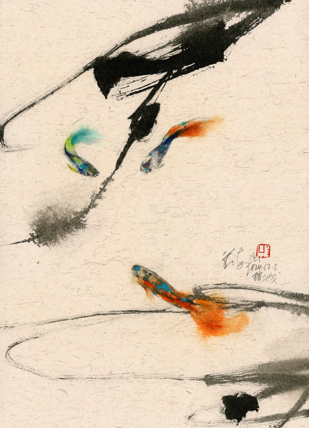 20241203 Three Guppies