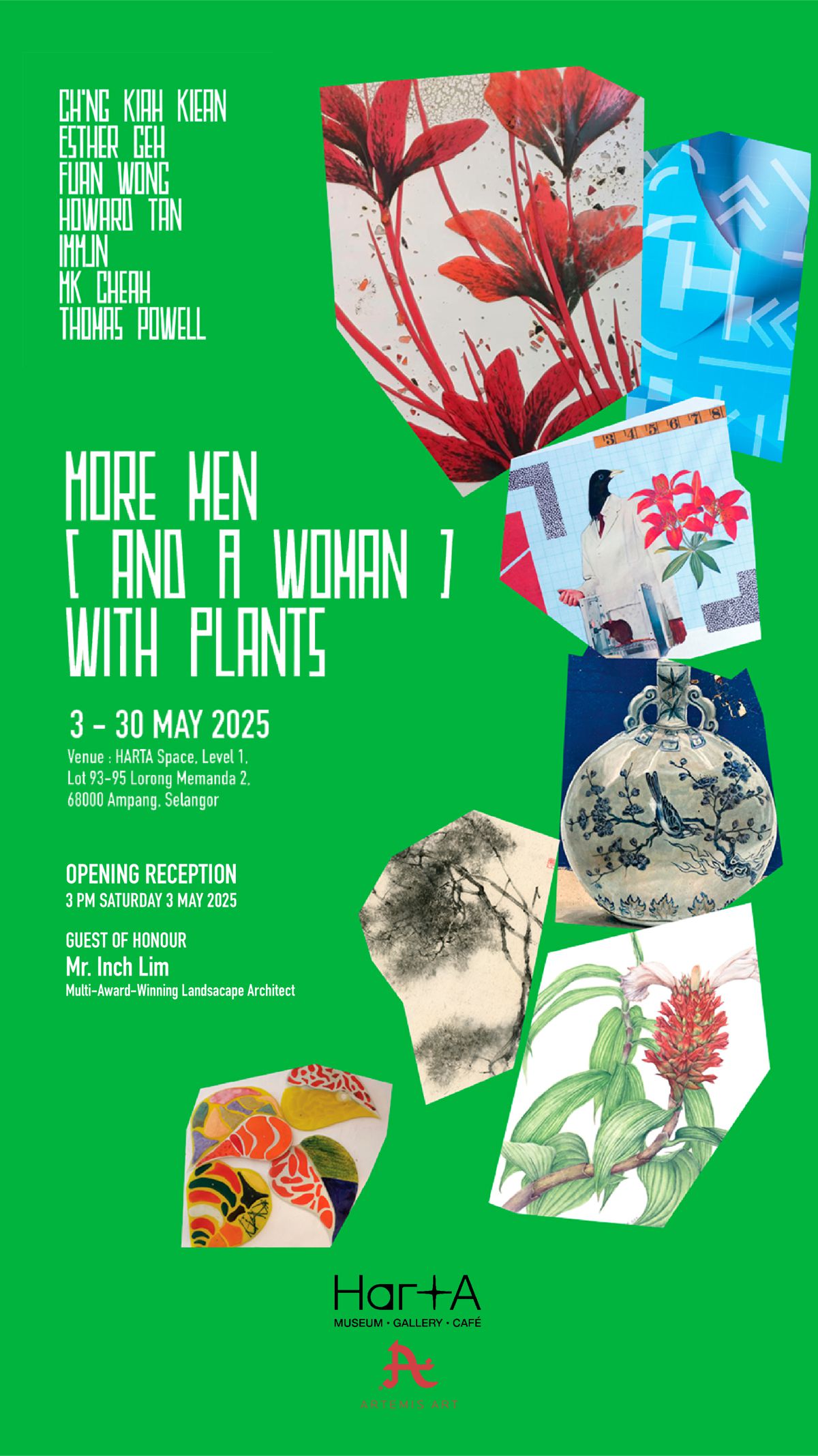 More Men (And A Woman) With Plants Group Exhibition